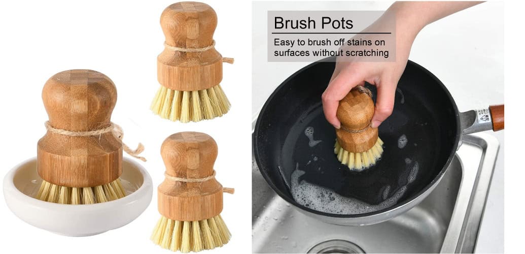 bamboo scrub brush