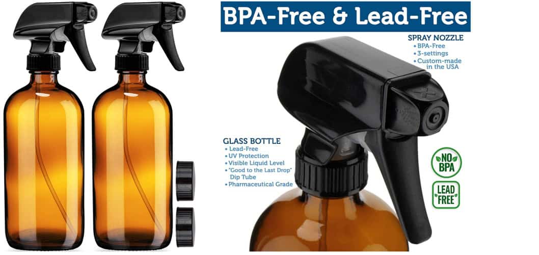 glass spray bottles
