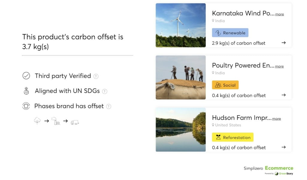 pact carbon offsets - sustainable clothing essentials