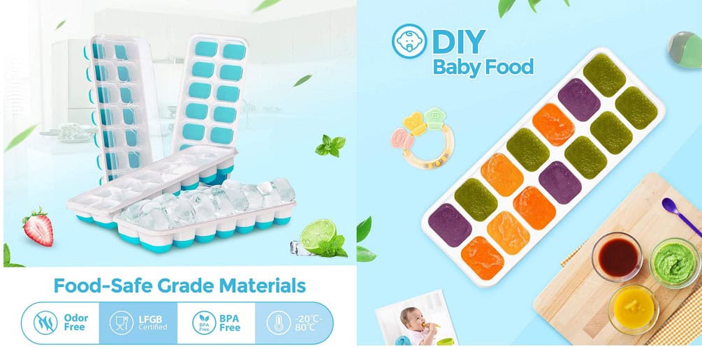 silicone ice cube trays