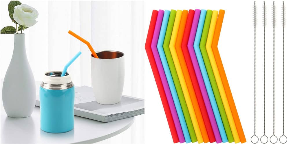 reusable silicone straws