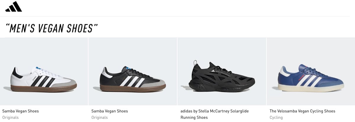 Adidas men's vegan sneakers