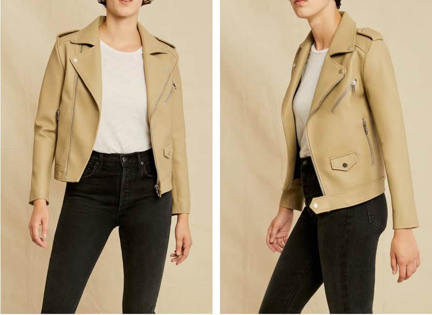 Amour Vert Deadwood River Cactus Leather Jacke