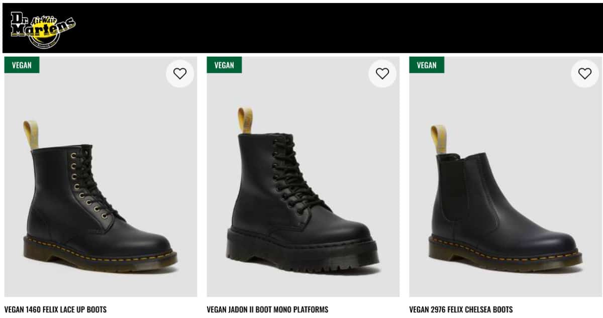 Dr. Martens men's vegan boots