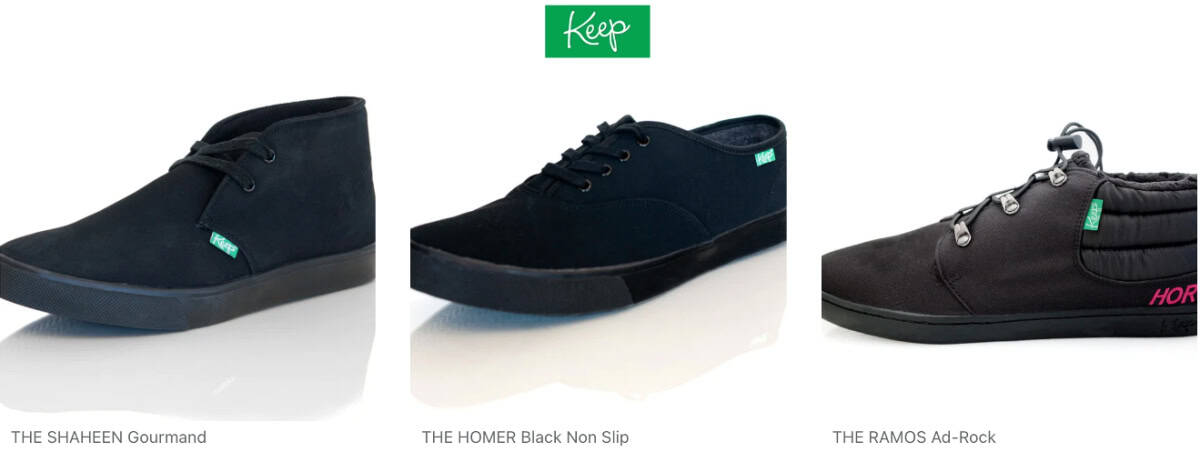 Keep men's vegan shoes