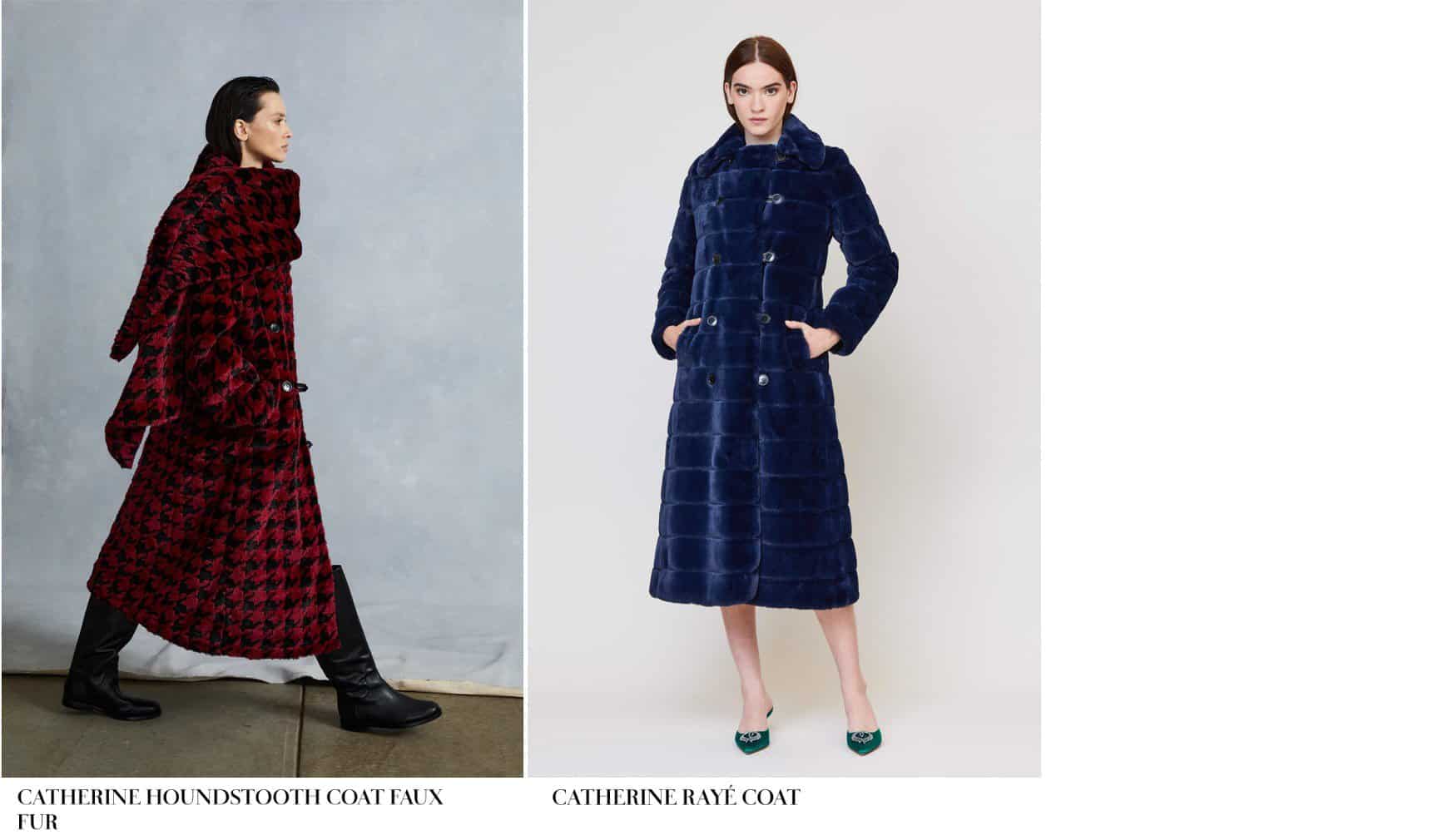 Maison Atia Catherine Faux Fur Coats