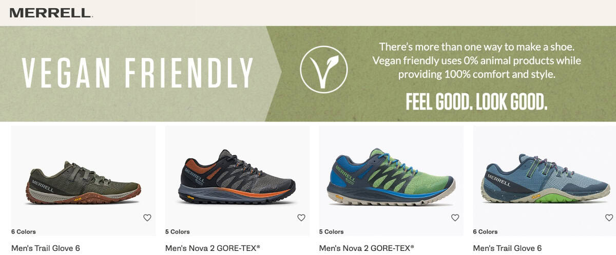 Merrell men's vegan shoes