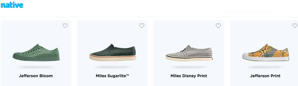 Native men's vegan shoes