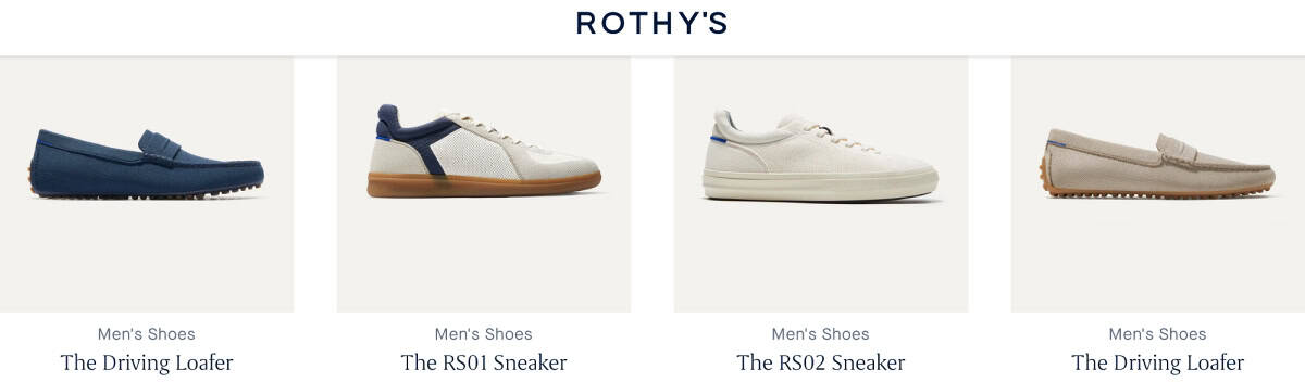 Rothy's men's vegan shoes