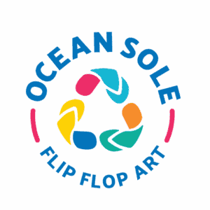 Ocean Sole Flip Flop Art logo